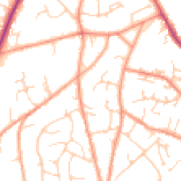 Daytime road noise heatmap for TN6 1ER