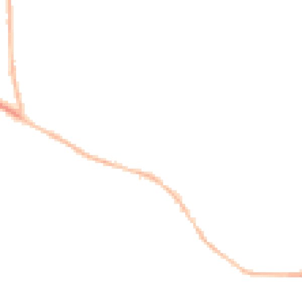 Night-time road noise heatmap for TN6 2EJ