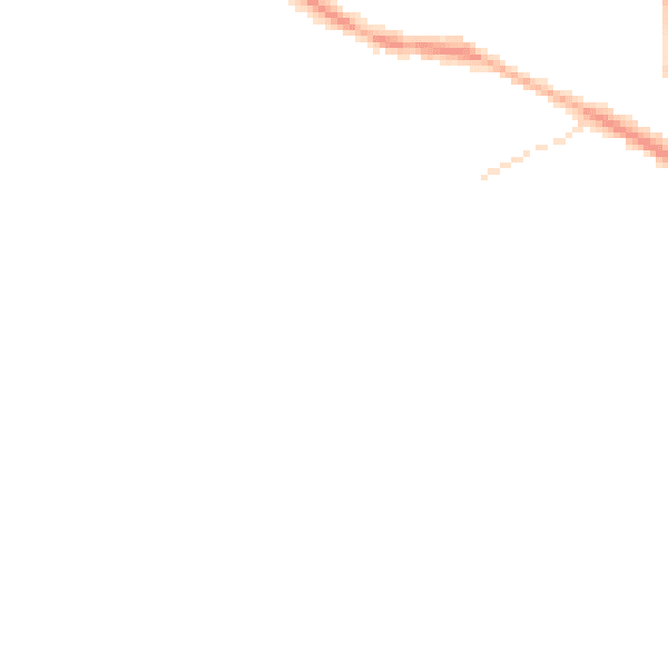 Night-time road noise heatmap for TN6 2LT