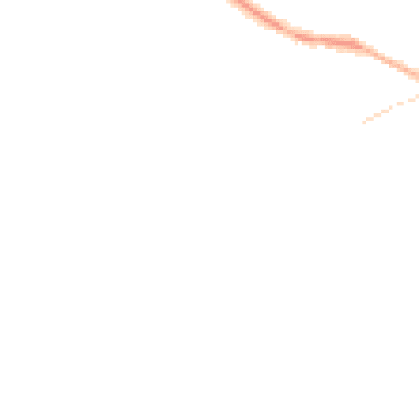Night-time road noise heatmap for TN6 2LX