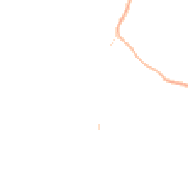 Night-time road noise heatmap for TN6 3JL