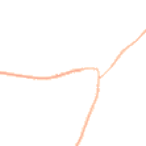 Night-time road noise heatmap for TN6 3LE