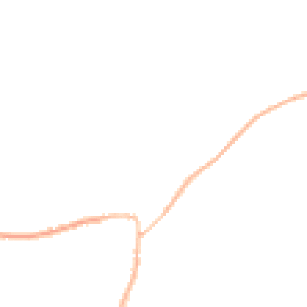 Night-time road noise heatmap for TN6 3NE