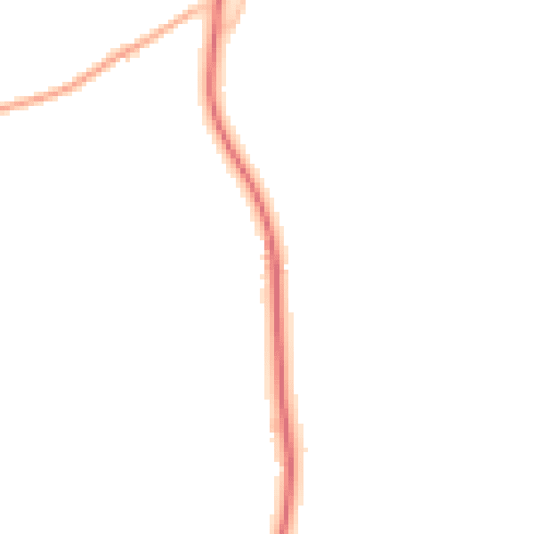 Night-time road noise heatmap for TN6 3NS