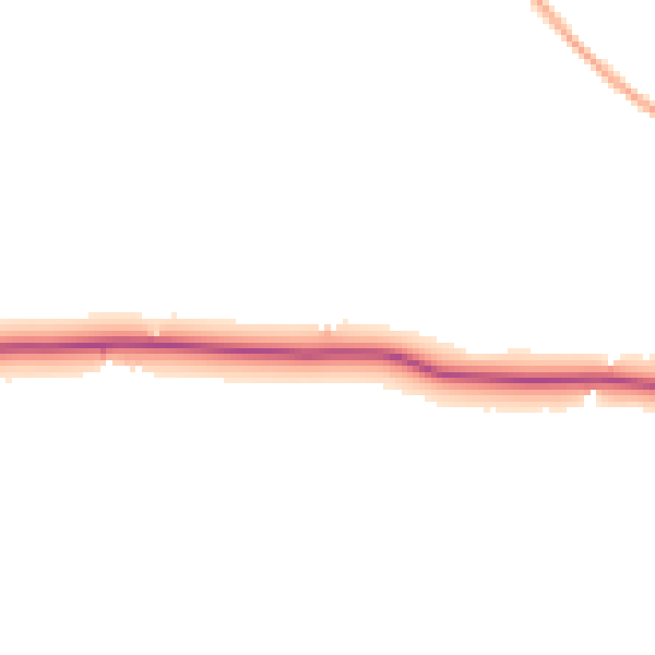 Daytime road noise heatmap for TN6 3PD