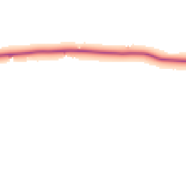Daytime road noise heatmap for TN6 3PF