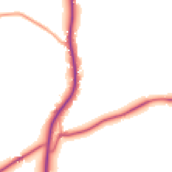 Daytime road noise heatmap for TN6 3PL