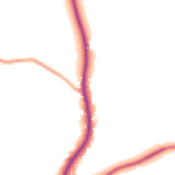 Daytime road noise heatmap for TN6 3PR