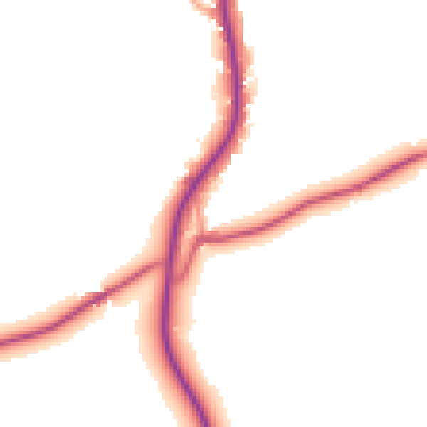 Daytime road noise heatmap for TN6 3PU
