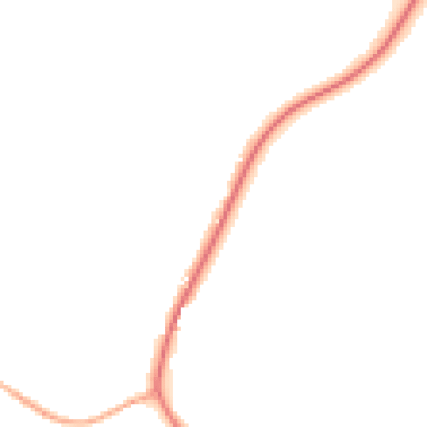 Night-time road noise heatmap for TN6 3QH
