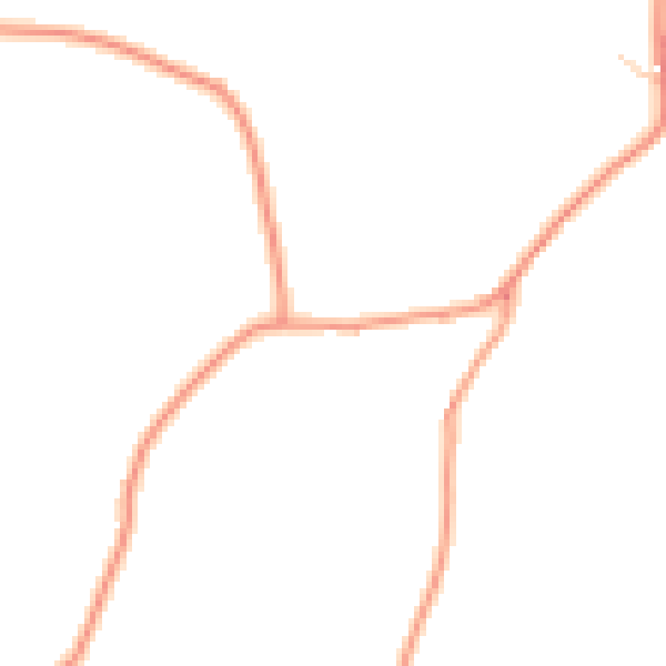 Daytime road noise heatmap for TN6 3RR