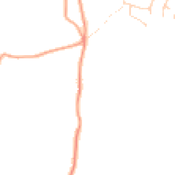 Daytime road noise heatmap for TN6 3SJ