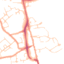 Daytime road noise heatmap for TN8 5AB