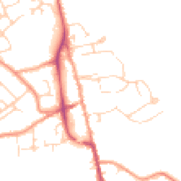 Daytime road noise heatmap for TN8 5AH