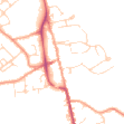 Daytime road noise heatmap for TN8 5AL
