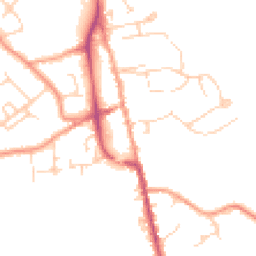 Daytime road noise heatmap for TN8 5AR