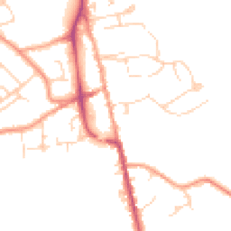 Daytime road noise heatmap for TN8 5AU
