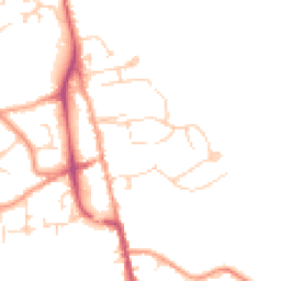 Daytime road noise heatmap for TN8 5BB