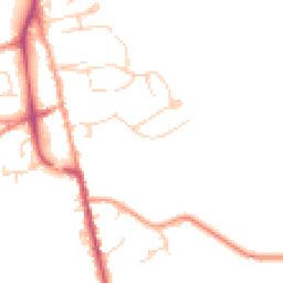 Daytime road noise heatmap for TN8 5BG