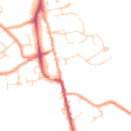 Daytime road noise heatmap for TN8 5BH