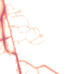 Daytime road noise heatmap for TN8 5BJ