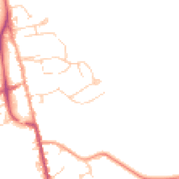 Daytime road noise heatmap for TN8 5BL