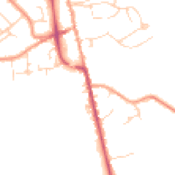 Daytime road noise heatmap for TN8 5BP