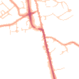 Daytime road noise heatmap for TN8 5BS