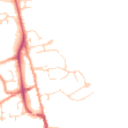 Daytime road noise heatmap for TN8 5BY
