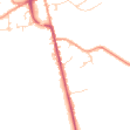Daytime road noise heatmap for TN8 5DB