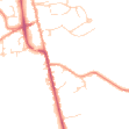 Daytime road noise heatmap for TN8 5DH