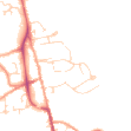 Daytime road noise heatmap for TN8 5DN