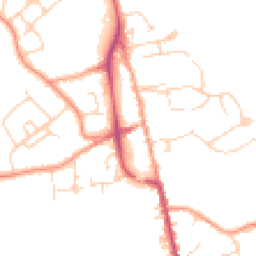 Daytime road noise heatmap for TN8 5DR