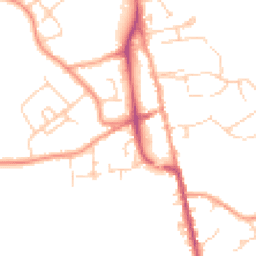 Daytime road noise heatmap for TN8 5DS