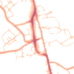 Daytime road noise heatmap for TN8 5DT