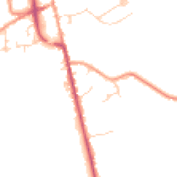Daytime road noise heatmap for TN8 5FJ