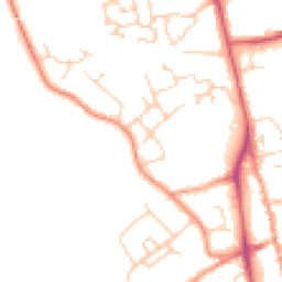 Daytime road noise heatmap for TN8 5JJ