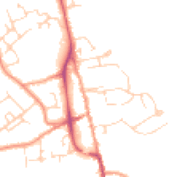 Daytime road noise heatmap for TN8 5QF