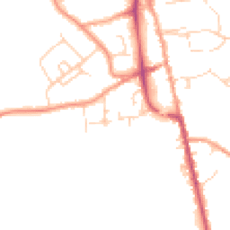 Daytime road noise heatmap for TN8 5RL