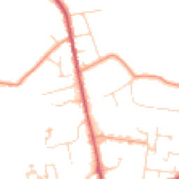Daytime road noise heatmap for TN8 6AX