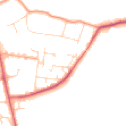 Daytime road noise heatmap for TN8 6DA