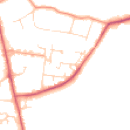 Daytime road noise heatmap for TN8 6DJ