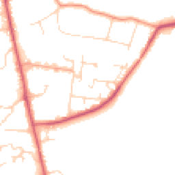 Daytime road noise heatmap for TN8 6DL