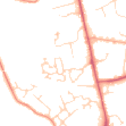 Daytime road noise heatmap for TN8 6FD
