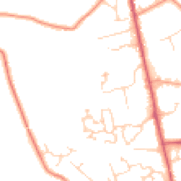 Daytime road noise heatmap for TN8 6FH
