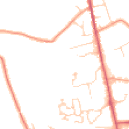 Daytime road noise heatmap for TN8 6FN