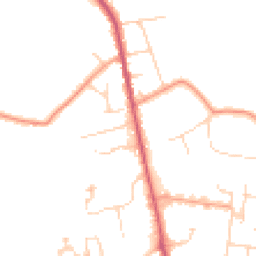 Daytime road noise heatmap for TN8 6HR