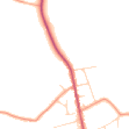 Daytime road noise heatmap for TN8 6JH