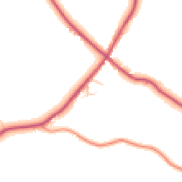 Daytime road noise heatmap for TN8 6NH