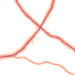 Daytime road noise heatmap for TN8 6NJ